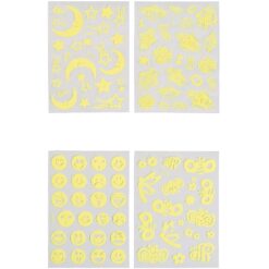Glow-In-The-Dark Sticker Sheet Astd 7 Glow-In-The-Dark Sticker Sheet Astd