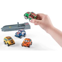 Spring Car Launcher W/Cars
