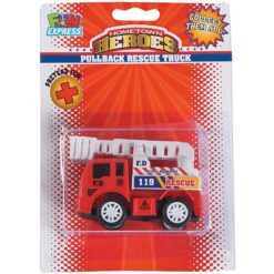Fire Rescue Truck Pull Back Astd