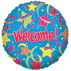 18" RND Welcome 1S Foil Balloon