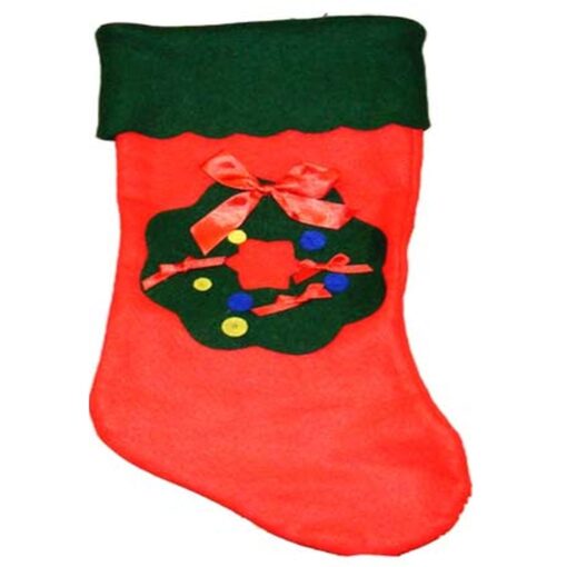 18&Quot; Brushed Fabric Christmas Stocking