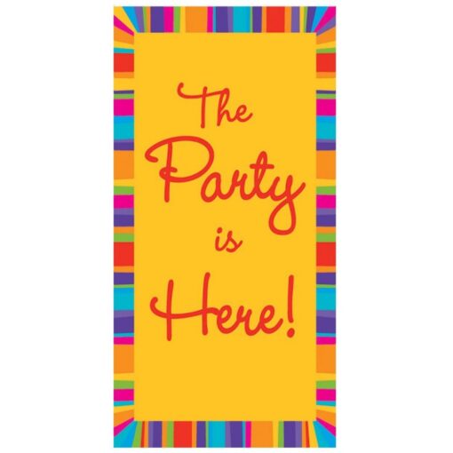 Door Sign &Quot;Party Is Here&Quot; 1Ct