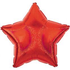 19" STR Red Dazzler Foil Balloon