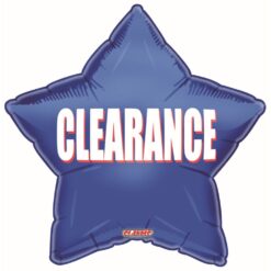 21" STR Clearance Blue Star Foil BLN