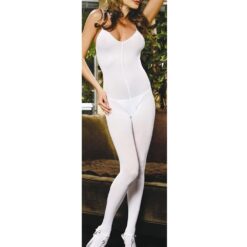 Opaque Bodystocking White