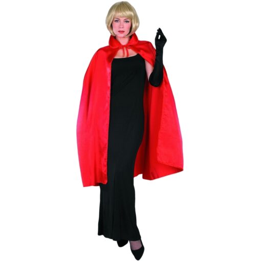 Cape, 48&Quot; Satin Red