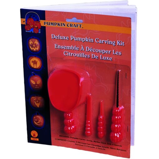 Pumpkin Carving Kit Deluxe W/Stencils