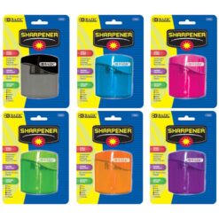 Sharpener Dual Blades w/Receptacle Astd