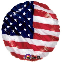 18" RND Flying Colors Foil Balloon