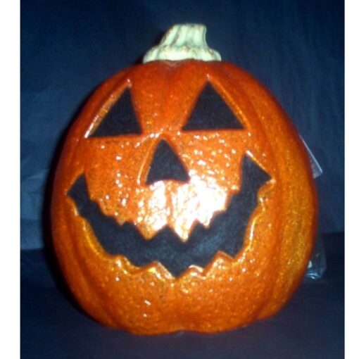 Pumpkin Medium Dlx Crystal Light Up