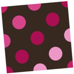 Pink and Chocolate Napkins Beverage 16CT
