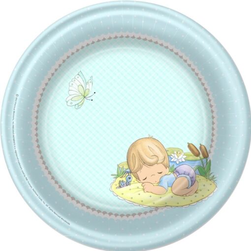 Precious Moments Boy Plates 9&Quot; 8Ct