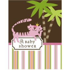 Queen of Jungle Invitations 8CT