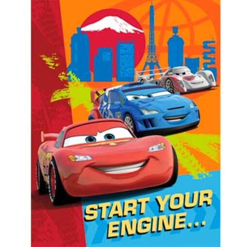 Disney'S Cars 2 Invites 8Ct