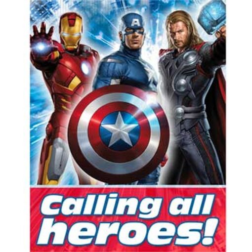 Avengers Invitations 8Ct