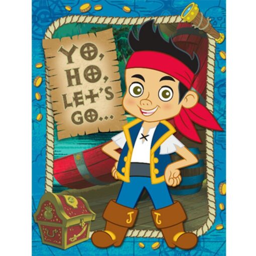 Jake/Neverland Pirates Invitations 8Ct