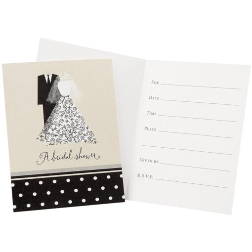 I Do Bridal Shower Invitations 8Ct