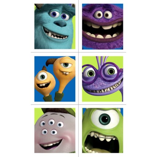 Monsters University Stickers 4Sht