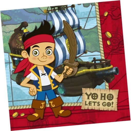 Jake/Neverland Pirates Napkins Lunch 16C