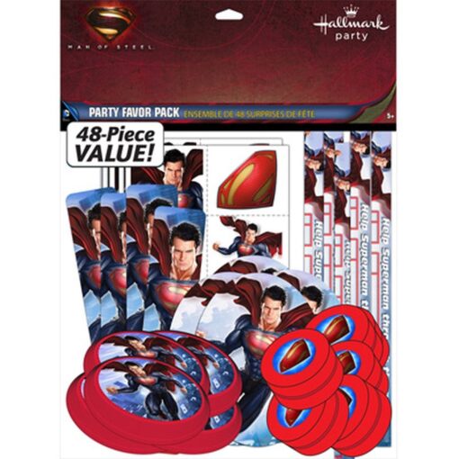 Superman Party Favor Pack 48Pc