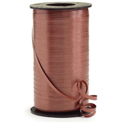 Brown Curling Ribbon 3/16" 500YD