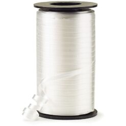 White Curling Ribbon 3/16" 500YD