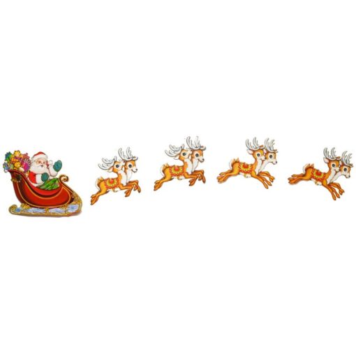 Santa &Amp; Sleigh Cutouts