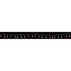 Lights 100 Count Orange 18.5ft Lighted