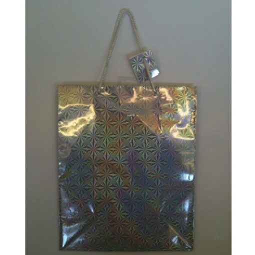 Silver Holographic Gift Bag Large