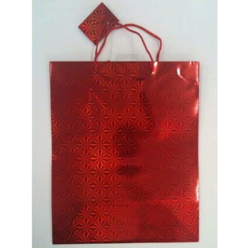 Red Holographic Gift Bag Large