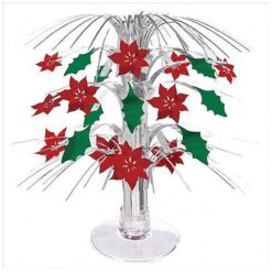 Cntrpc Rd Pnsta/Grn Holly Mini Cscd 8.5"