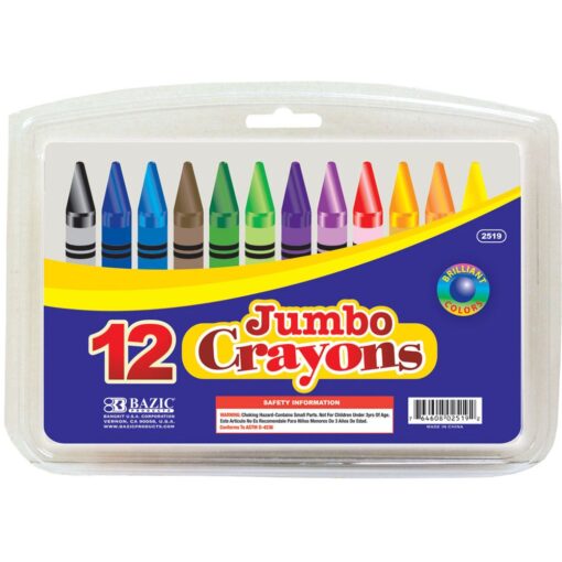 Crayons Colored Jumbo 12Ct