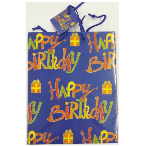 B-Day Jubilee Printed Gift Bag, Medium