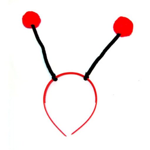 Headband Boppers Pom Red