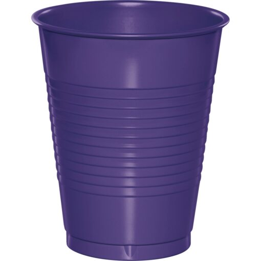 Purple Cups Plastic 16Oz 20Ct