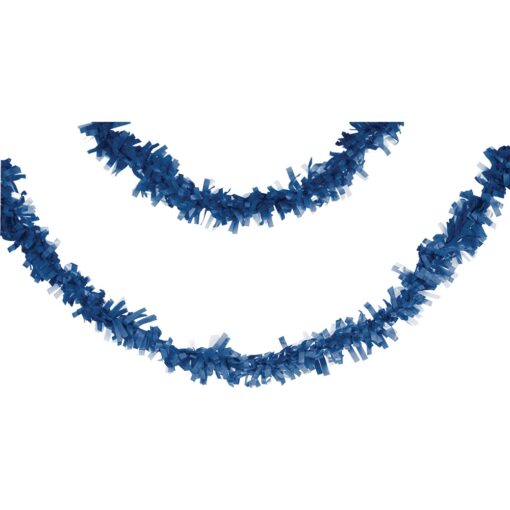 Tissue Garland Cobalt Blue 25Ft