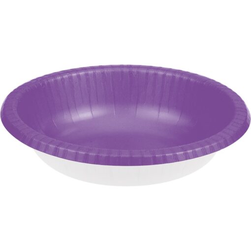 Am Purple Bowl Paper 20Oz 20Ct