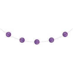 Amethyst Mini Honeycomb Garland 9FT