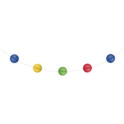 Multicolor Mini Honeycomb Garland 9FT