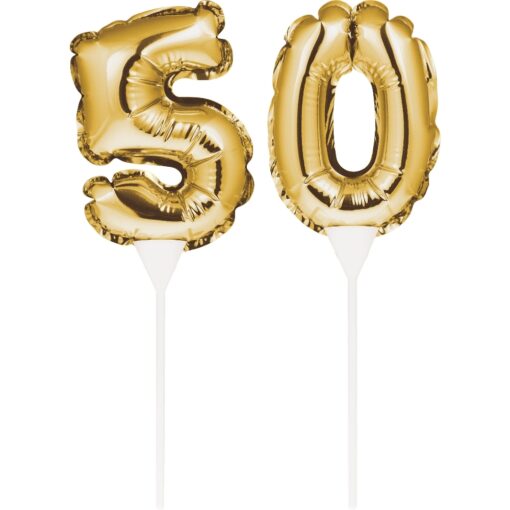 Balloon Cake Topper 50Yo