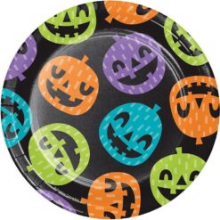 Playful Pumpkins Plate 9" 8CT