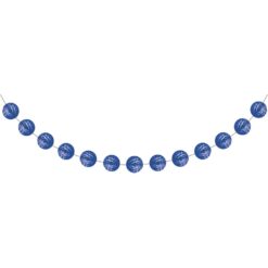 Cobalt Blue Mini Honeycomb Garland 9FT