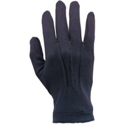 Gloves Black Nylon Mens