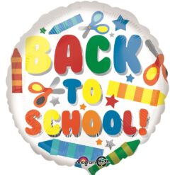18" RND Back To School! Foil Balloon