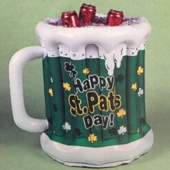 St Patrick's Day Inflatable Mug Cooler