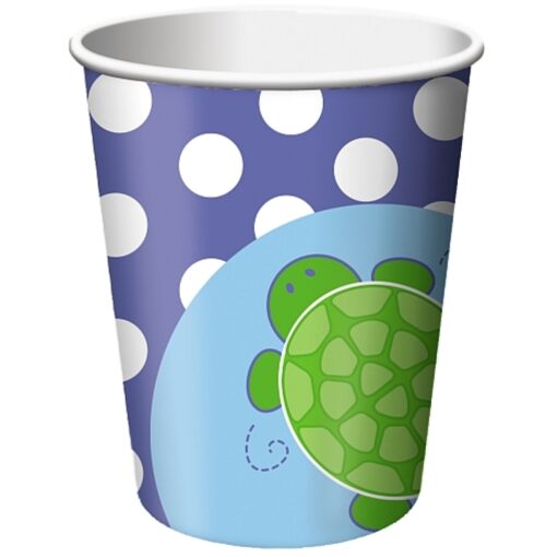 Mr Turtle Cups Hot/Cold 9Oz 8Ct