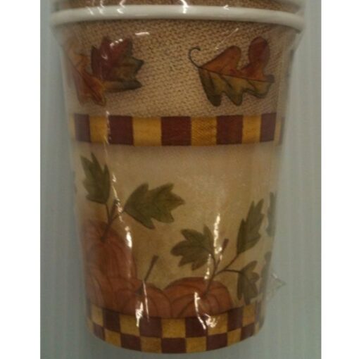 Homespun Harvest Cups Hot/Cold 9Oz 8Ct