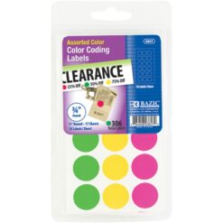 Labels, Color Coding 3/4" RND 306PK