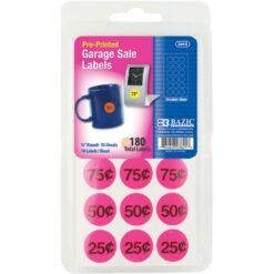 Labels, Garage Sale Astd 180CT