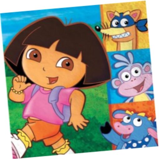 Dora &Amp; Friends Napkins Lunch 16Ct